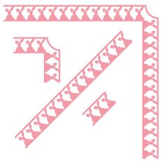 EASTER BUNNY STRIPE BORDER – RABEA BILZ