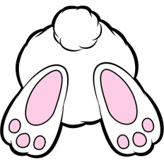 cute bunny butt