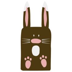 EASTER BUNNY RECTANGEL IN 3 LAYERS/COLORS – RABEA BILZ
