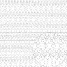 BUNNY AND EGG SILHOUETTE LINEART BLACK – RABEA BILZ