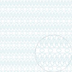 BUNNY AND EGG SILHOUETTE LINEART BLUE – RABEA BILZ