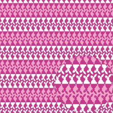 MONOCHROME PINK BUNNY STRIPES HORIZONTAL – RABEA BILZ