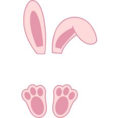Easter Bunny Ears And Feet