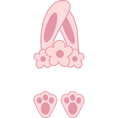 Easter Bunny Ears And Feet
