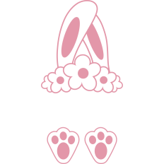 Easter Bunny Ears And Feet