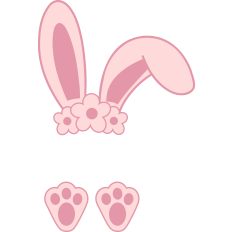 Easter Bunny Ears And Feet