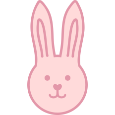 Easter Bunny Head