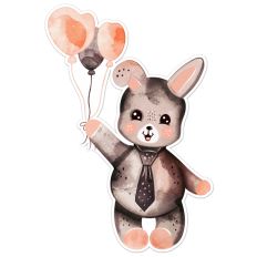 Watercolor Baby Bunny 