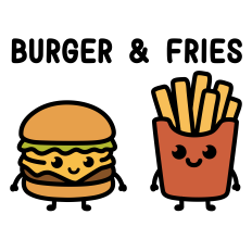 Burger and Fries