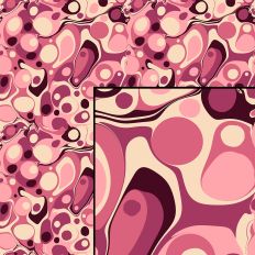 Liquid Ink Marble Pattern Burgundy