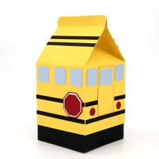 School Bus Milk Carton