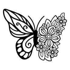 Floral Butterfly