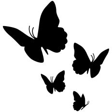 Butterflies Silhouette
