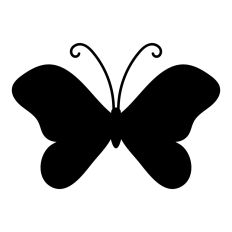 Butterfly silhouette