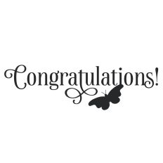 Congratulations Butterfly Quote