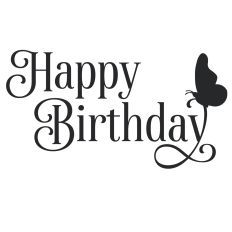 Happy Birthday Butterfly Quote