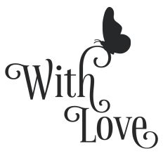 With Love Butterfly Quote