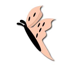 Charming Butterfly SVG Cut File