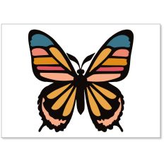 Multicolored Butterfly Gift Card Envelop