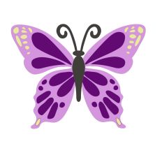 Butterfly Layered SVG