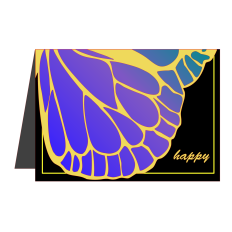 Butterfly Wing Card