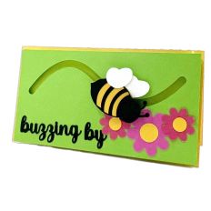 Buzzing By Mini Slimline Glide Card