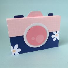 Mother's Day Album Box - Camera with photos