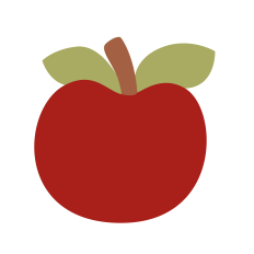 Apple svg layered file