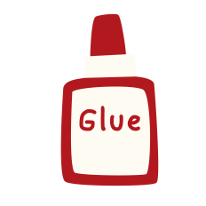 Glue layered cutting file
