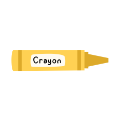 Crayon svg cutting file
