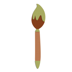 Paintbrush svg cutting file 