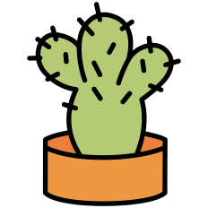 Cute Potted Cactus