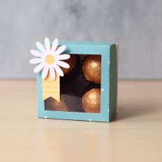 Square candy box Daisy