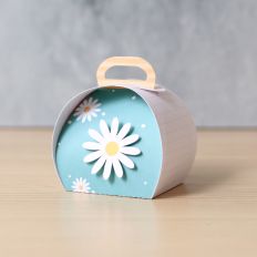 Candy box with handle Daisy