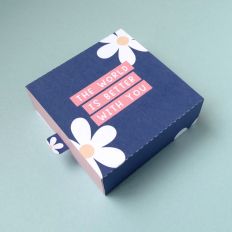 Mother's Day Small Sliding Box - The world is better with you