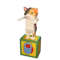 Stretching Cat_Calico cat