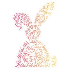 SUNNY CALLIGRAPHY BUNNY EASTER BAKERY SPECIALTIES - RABEA