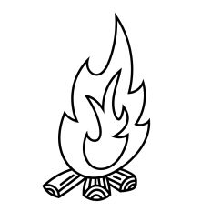 Campfire clipart