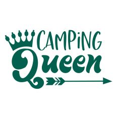 Camping Queen SVG Quote