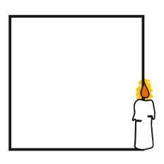 Candle Square Frame