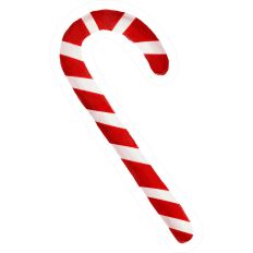 Candy Cane Watercolor Christmas Joy - Print and Cut