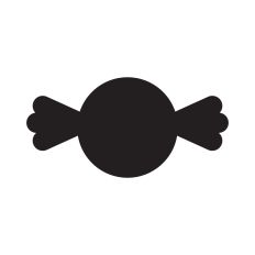 Candy silhouette