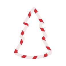 Candy cane Christmas tree