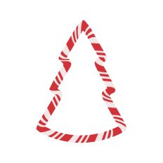 Candy cane Christmas tree