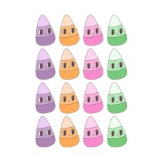 Candy Corn Stickers 