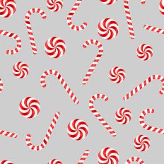Sparkle Christmas -  Candy Cane Grey
