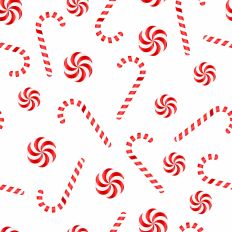 Sparkle Christmas -  Candy Cane White