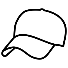 Baseball Cap Outline