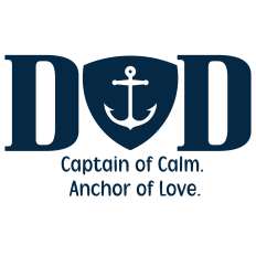 Captain of Calm – Anchor Dad SVG