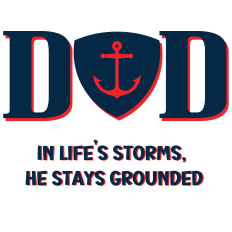 Stays Grounded – Storm Anchor Dad SVG